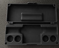 Self-injection pen travel case Black reflective
