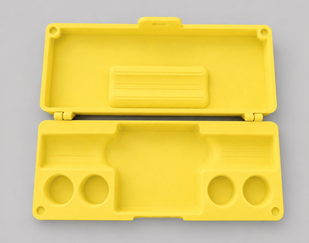 Self-injection pen travel case yellow