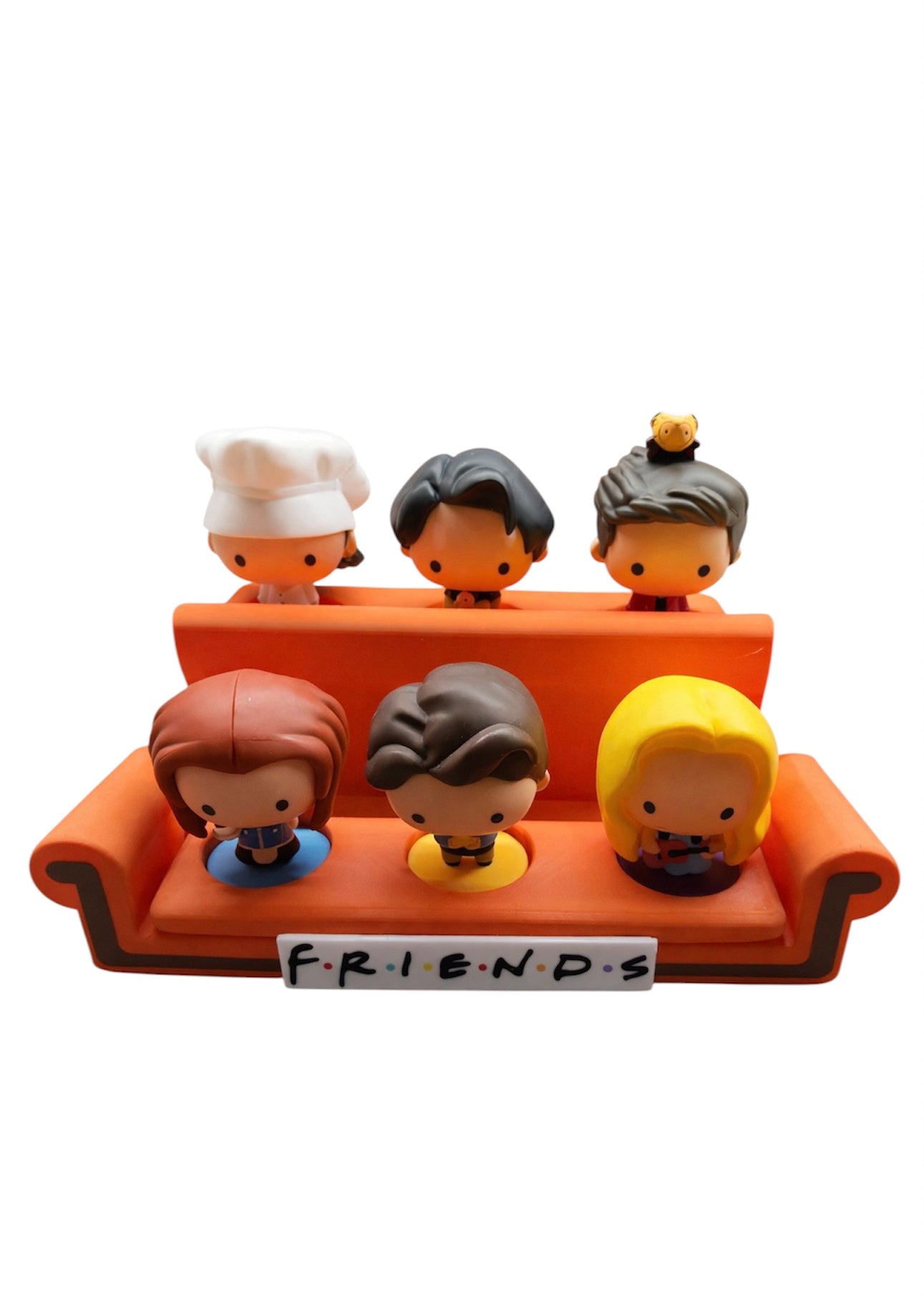 Friends characters display shelf